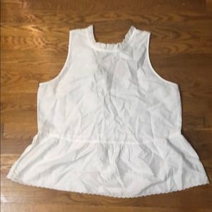 Garden Vintage Soft Peplum Tank